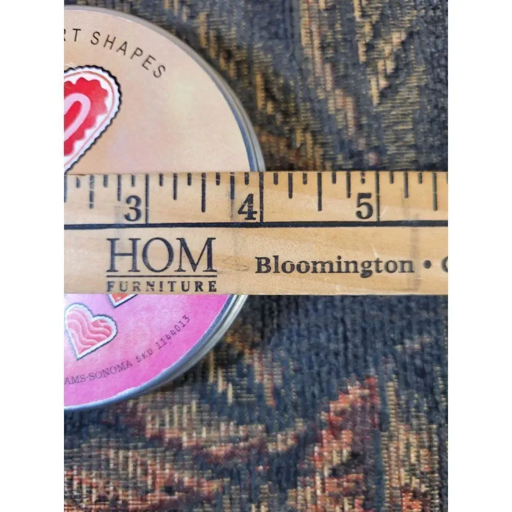 Five Heart Decorative Cutters made exclusively for William Sonoma